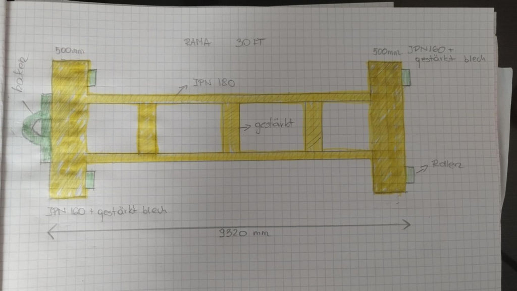 Plattform / Anhänger Sonderbau 30FT - photo 3